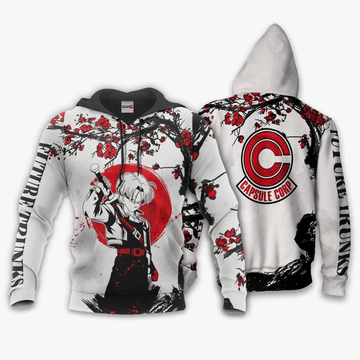 Future Trunks Dragon Ball Capsule Crop Anime Manga For Men And Women 3d Hoodie Zip Hoodie