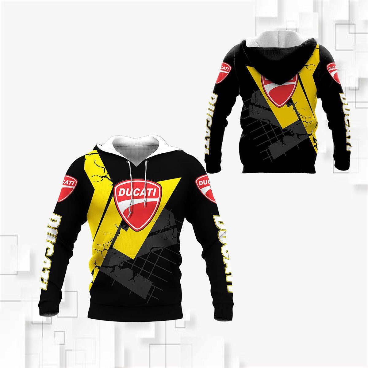 Ducati Racing All Over Print Hoodie, Zip Hoodie 467