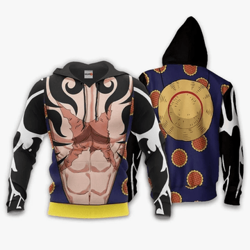 One Piece Luffy Gear 4 Anime Manga For Men And Women 3d Hoodie Zip Hoodie