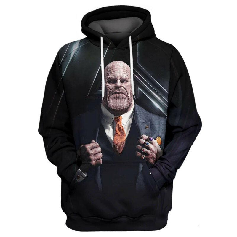 Marvel Thanos Boss Hoodie Zip Hoodie