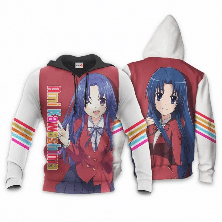 Toradora Ami Kawashima Anime Manga For Men And Women 3d Hoodie Zip Hoodie