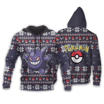 Pokemon Ugly Christmas Anime Manga For Men And Women 3d Hoodie Zip Hoodie