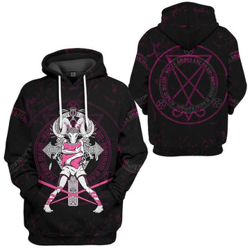 Katherine Game Vincent Baphomet Over Print 3d Hoodie Zip Hoodie