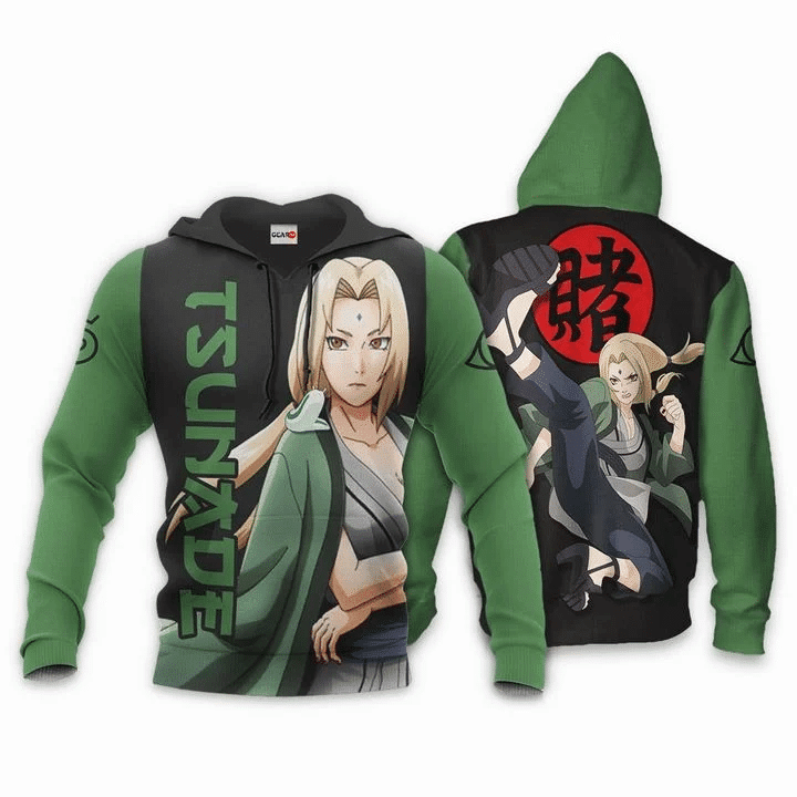 Tsunade Anime Manga Naruto For Men And Women 3d Hoodie Zip Hoodie