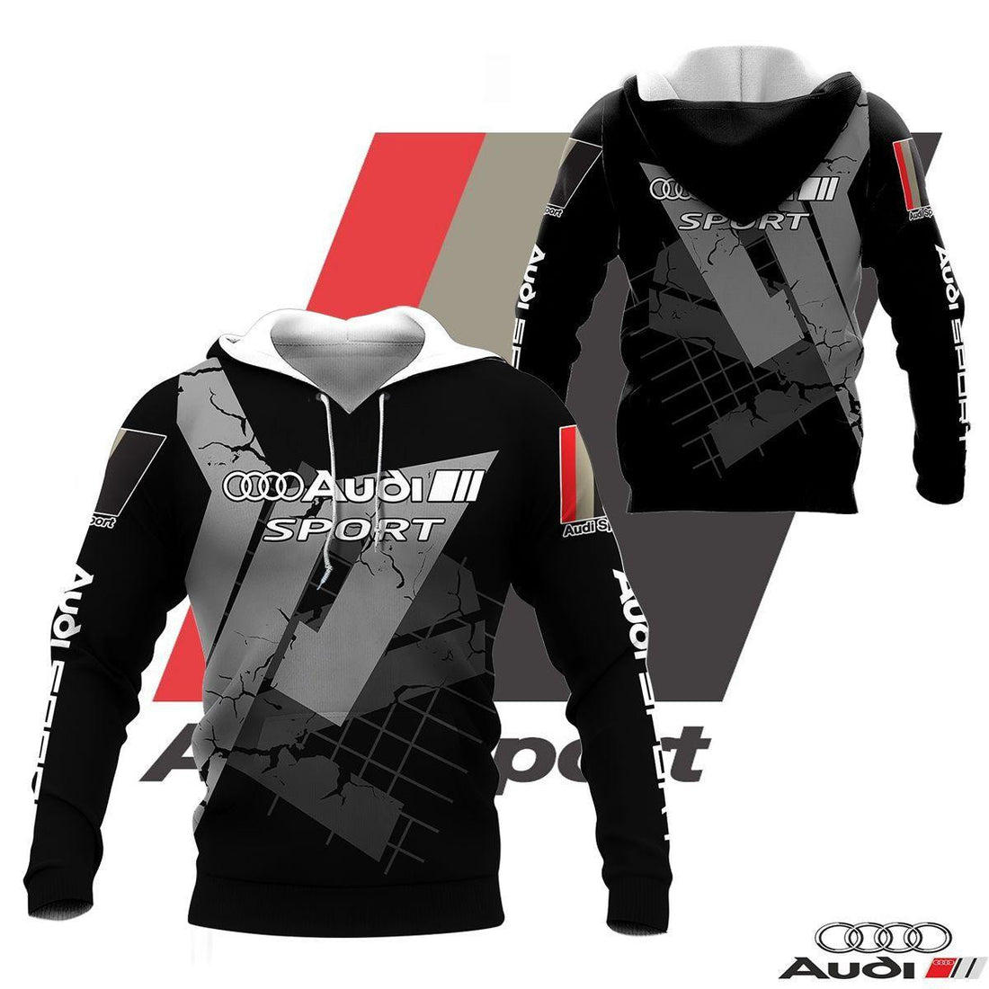 Audi Sport Luxury Car 8k263 Fan Gift 3d Zip Hoodie Hoodie Ii0