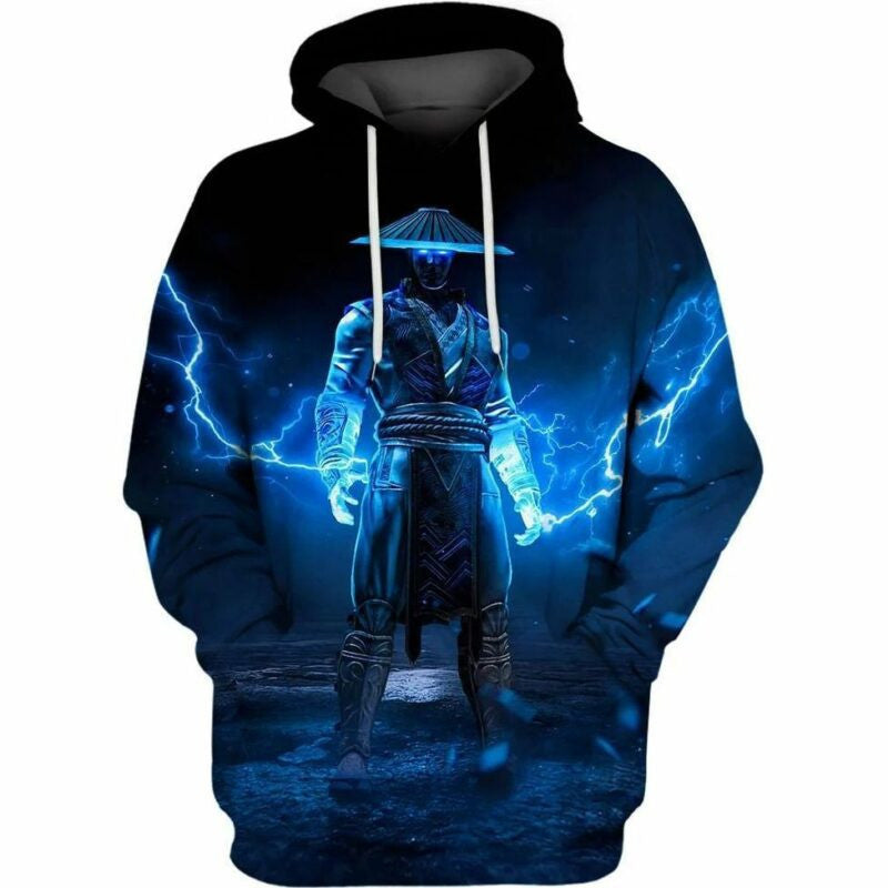 Dark Raiden Mortal Kombat Over Print 3d Hoodie Zip Hoodie