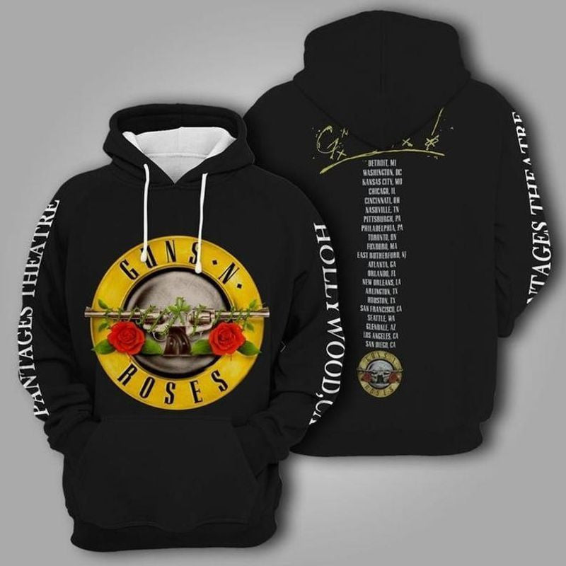Guns Roses Unisex Hoodie 3d Size S-5xl High Quality