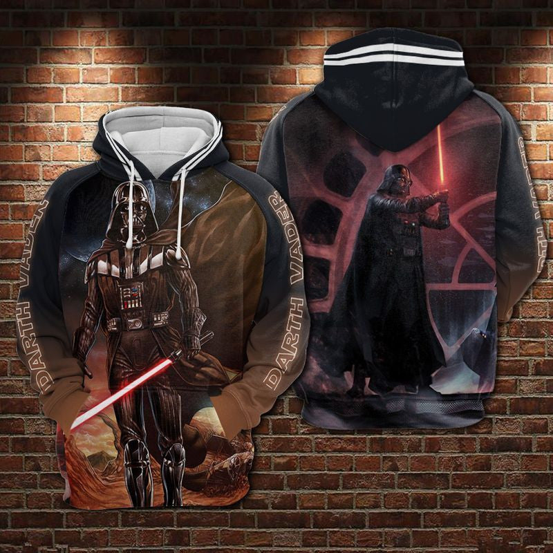 Darth Vader Star Wars Over Print 3d Hoodie Zip Hoodie