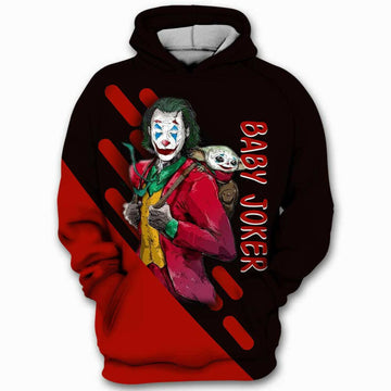 Joker Yoda Baby Yoda Star Wars 3d Hoodie