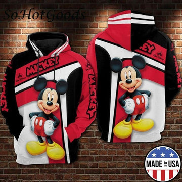 Mickey Disney Full Over Printing 3d Hoodie 415
