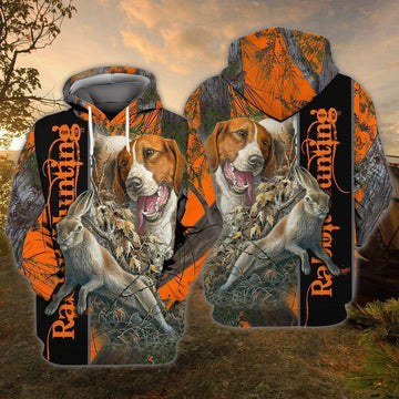Rabit Hunting Dog For Men And Women 3d Hoodie Zip Hoodie