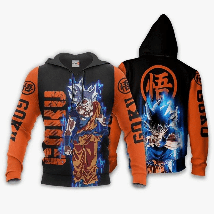 Goku Ultra Instinct Dragon Ball Anime Manga For Men And Women 3d Hoodie Zip Hoodie