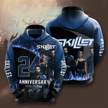 Skillet 1996 2020 Signature Design Gift For Fan Custom 3d Hoodie All Over Printed Hoodie