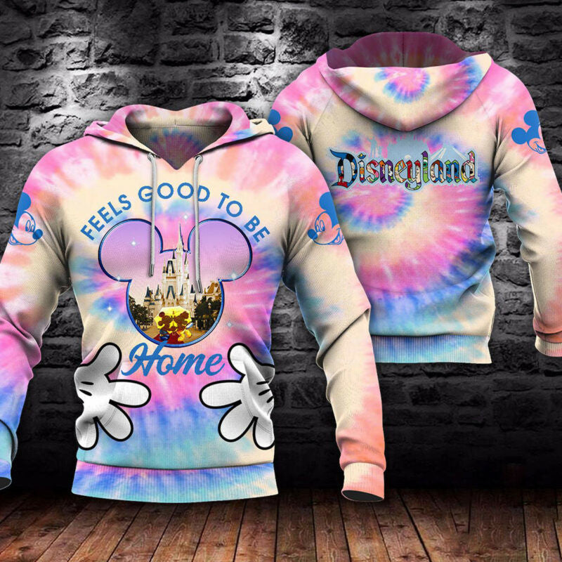 Mickey Mouse Feeling Good To Be Home 3d Hoodie