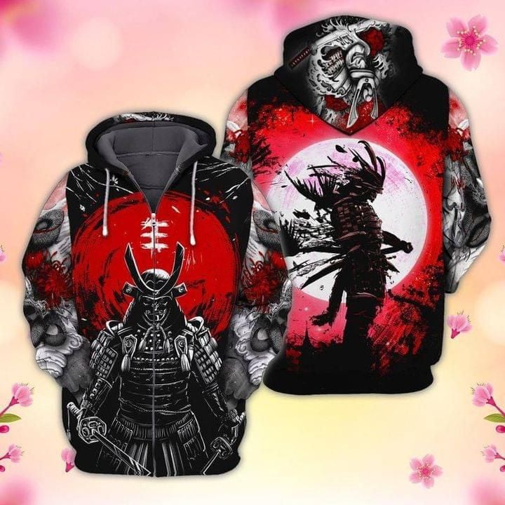 Samurai Japan For Men And Women 3d Hoodie Zip Hoodie