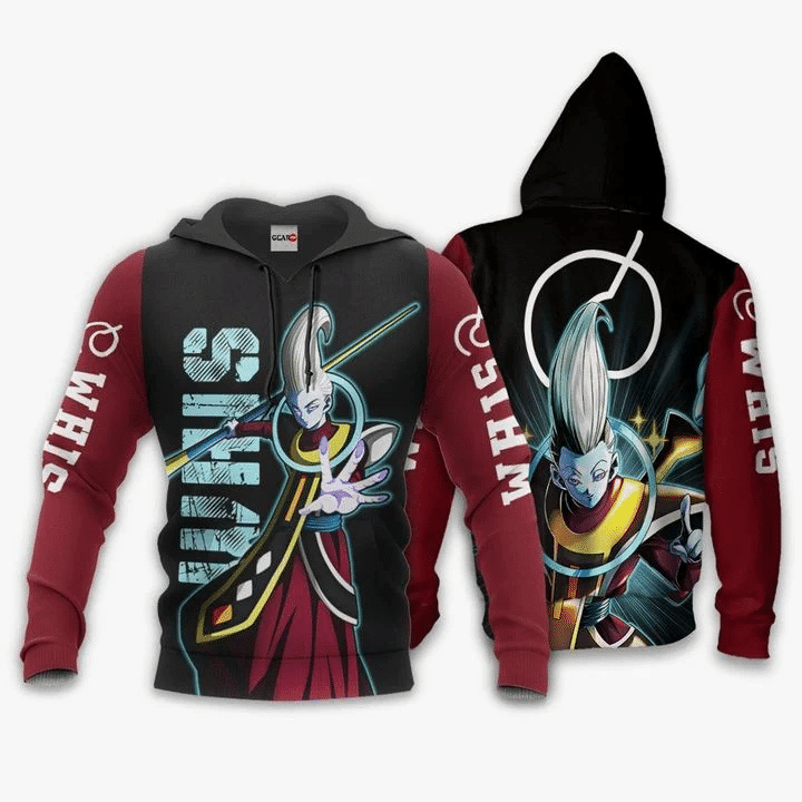 Whis Dragon Ball Anime Manga For Men And Women 3d Hoodie Zip Hoodie