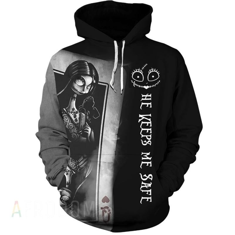 Jack Skellington And Sally Couple Hoodie 2, Gift For Fan 3d All Over Print Shirt Hoodie