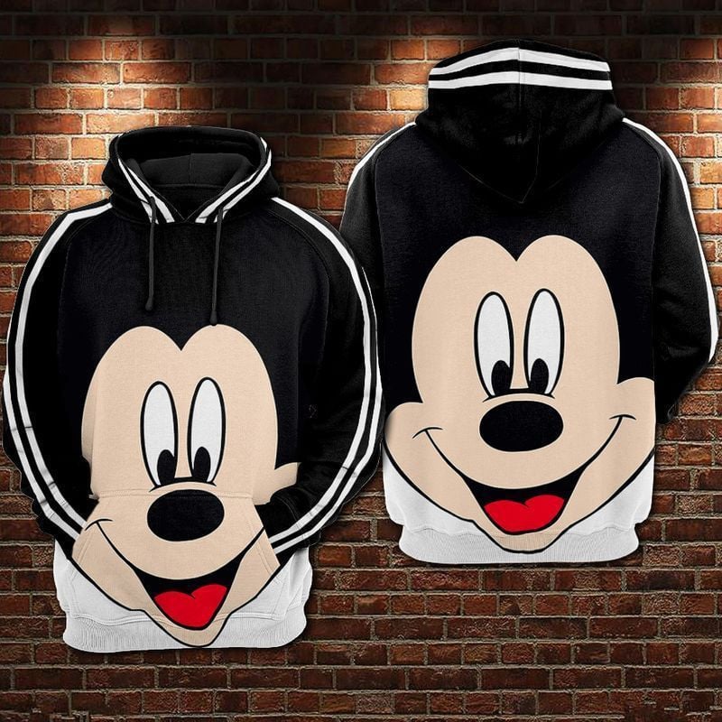 Mickey Mouse Disney Over Print 3d Hoodie Zip Hoodie 364