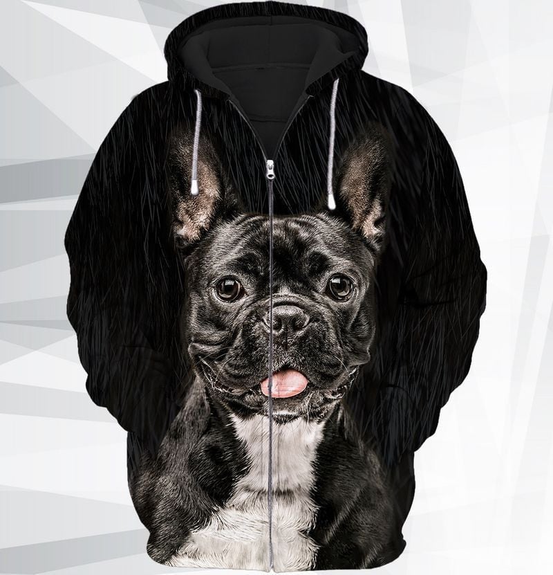 Frenchie Dog For Men And Women 3d Hoodie Zip Hoodie