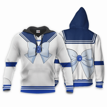 Sailor Mercury Sailor Moon Anime Manga For Men And Women 3d Hoodie Zip Hoodie