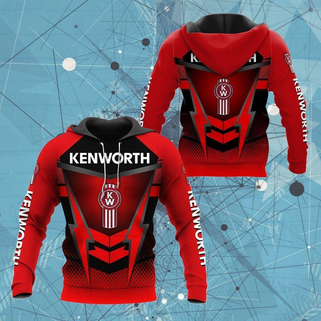 Kenworth Trucks Racing Team 7k845 Fan Gift 3d Zip Hoodie Hoodie Ii0