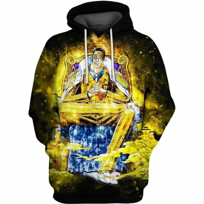 Borsalino One Piece Over Print 3d Hoodie Zip Hoodie