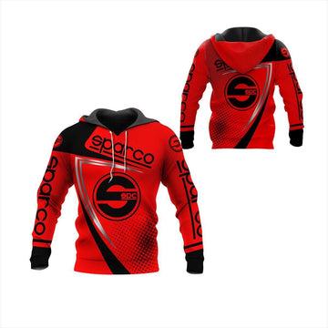 Sparco Shirt Fan Gift 121, Stylist Unisex 3d Hoodie Zip Hoodie