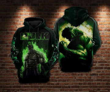 Hulk Avengers Over Print 3d Hoodie Zip Hoodie