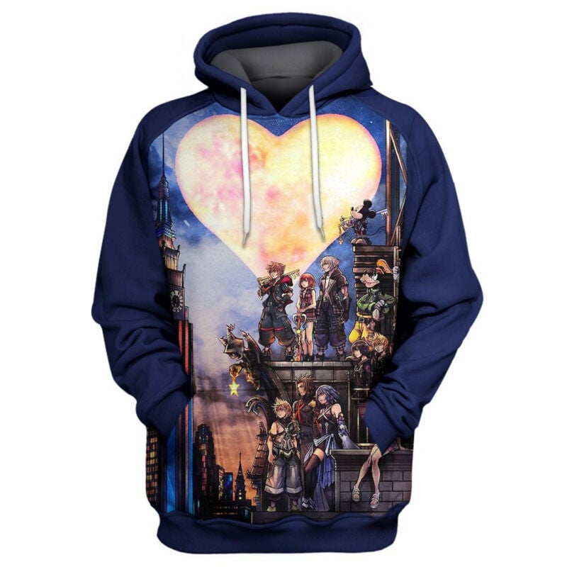 Kingdom Hearts Hoodie Zip Hoodie