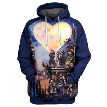 Kingdom Hearts Hoodie Zip Hoodie