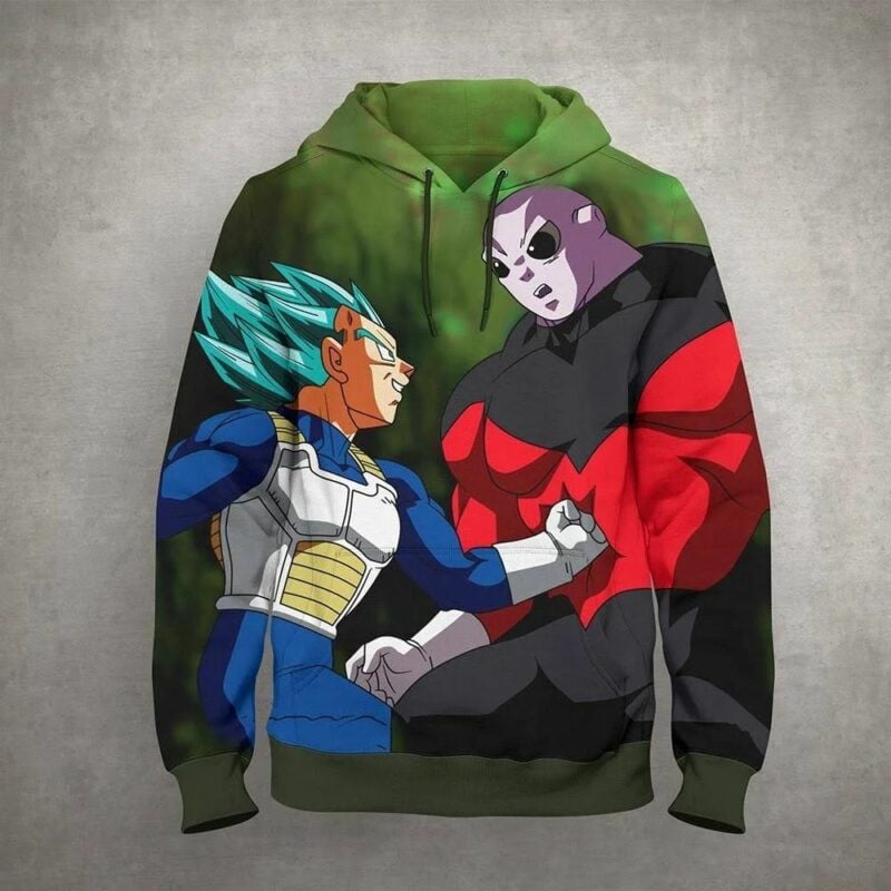 Dominic Marcello With Goku Blue Saiyan Cartoon Dragon Ball Anime Manga 34 Over Print 3d Hoodie Zip Hoodie