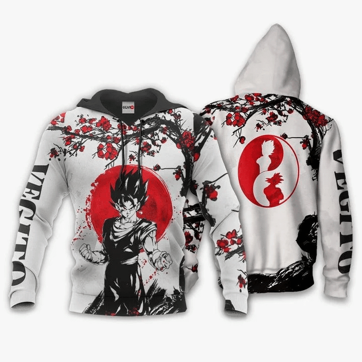 Vegito Anime Manga Dragon Ball For Men And Women 3d Hoodie Zip Hoodie