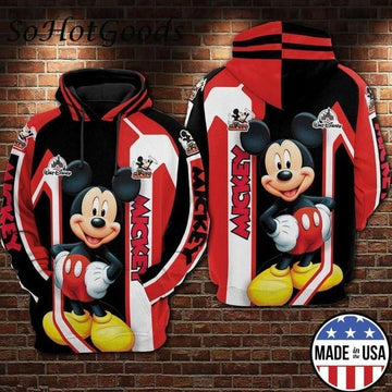 Mickey Full Printing Hoodie Walt Disney Full Printing 3 3d Hoodie 508
