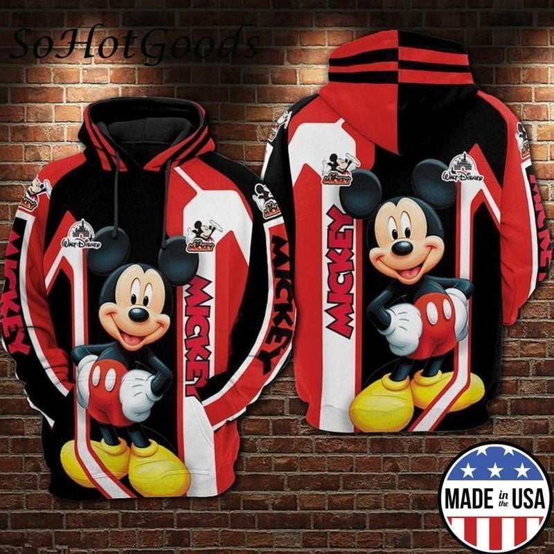Mickey Full Printing Hoodie Walt Disney Full Printing 3 3d Hoodie 508