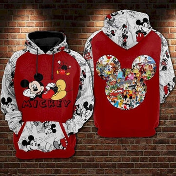 Mickey And Friends Disney 3d Hoodie