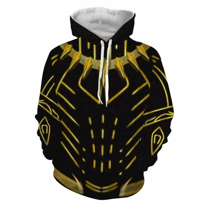 Marvel Black Panther N'jadaka Erik Killmonger Cosplay Aop Hoodie