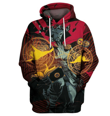 Marvel Doctor Strangers Vintage 3d Hoodie Zip Hoodie