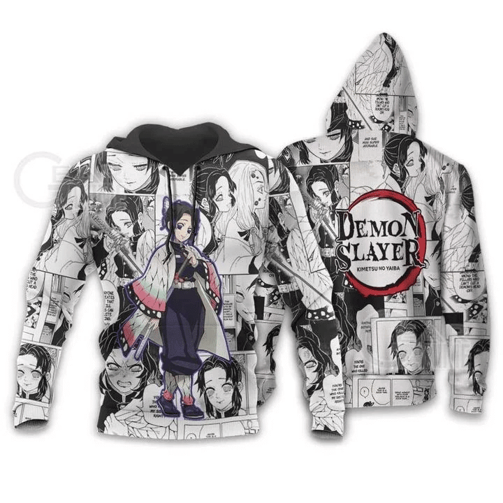 Shinobu Kocho Demon Slayer Anime Manga For Men And Women 3d Hoodie Zip Hoodie