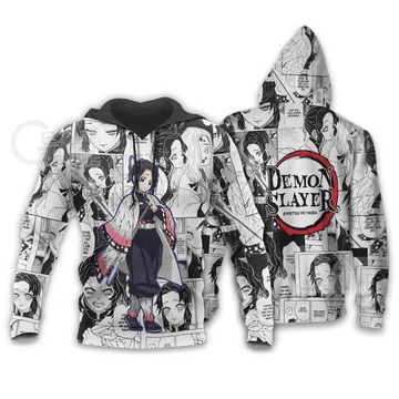 Shinobu Kocho Demon Slayer Anime Manga For Men And Women 3d Hoodie Zip Hoodie
