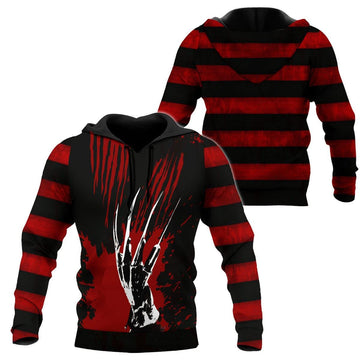 Freddy Krueger Horror Movie Halloween Hoodie &amp; Zip Hoodie