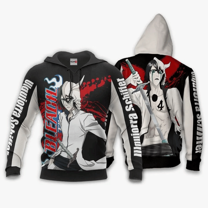 Ulquiorra Schiffer Anime Manga Bleach For Men And Women 3d Hoodie Zip Hoodie