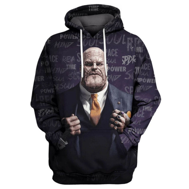 Marvel Boss Thanos Hoodie Zip Hoodie