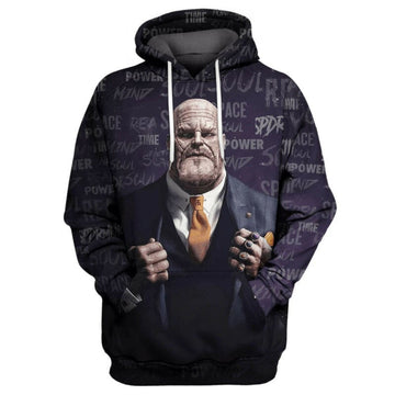 Marvel Boss Thanos Hoodie Zip Hoodie