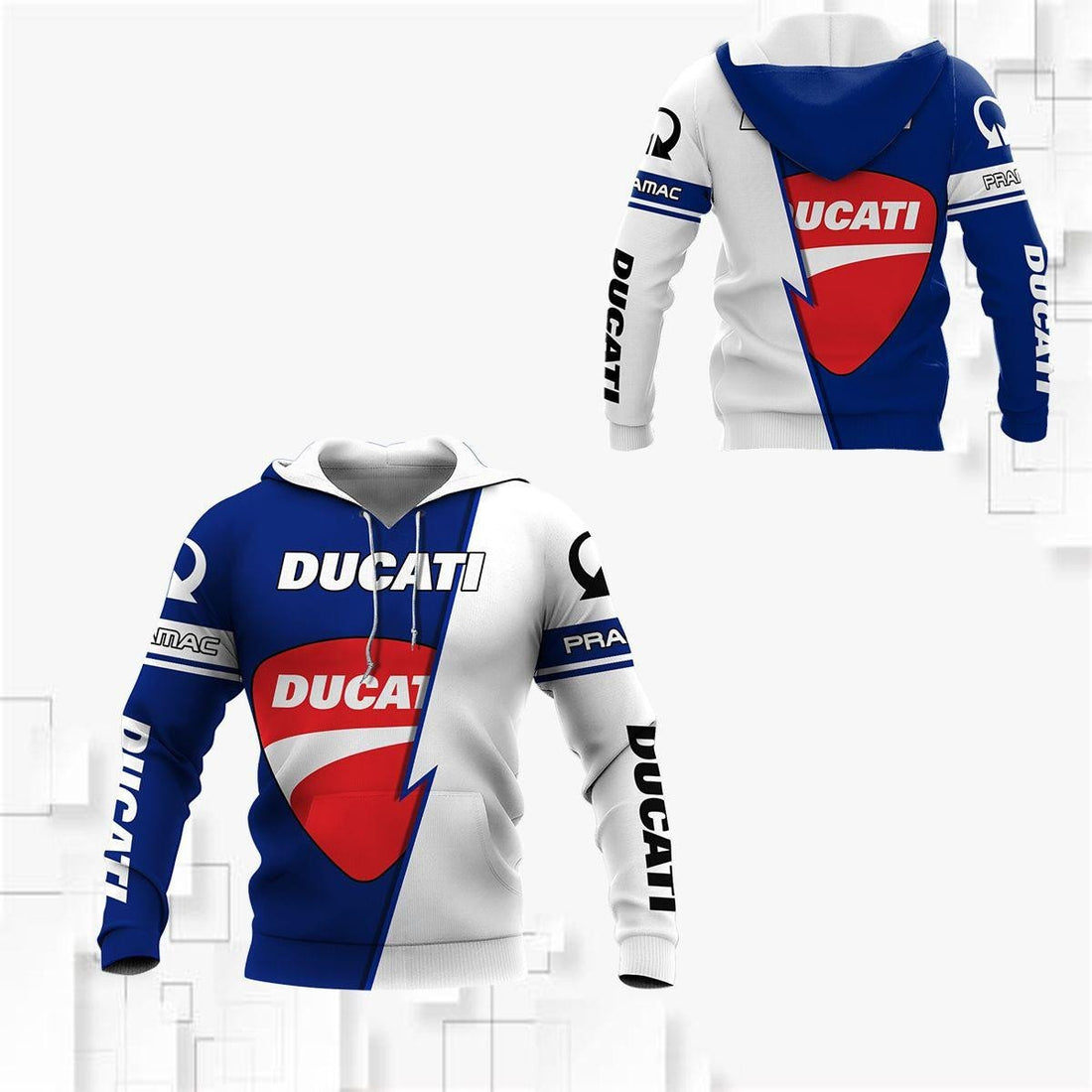 Ducati Pramac Racing All Over Print Hoodie, Zip Hoodie 453