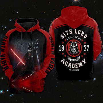 Darth Vader Star Wars, Sith Lord Academy Traning All Over Print Hoodie