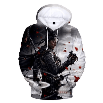 Ghost Of Tsushima Samurai Sakai Over Print 3d Hoodie Zip Hoodie 2