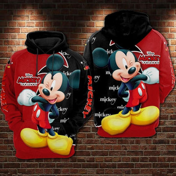 Mickey Mouse Friends Movies Disney Over Print 3d Hoodie Zip Hoodie 361