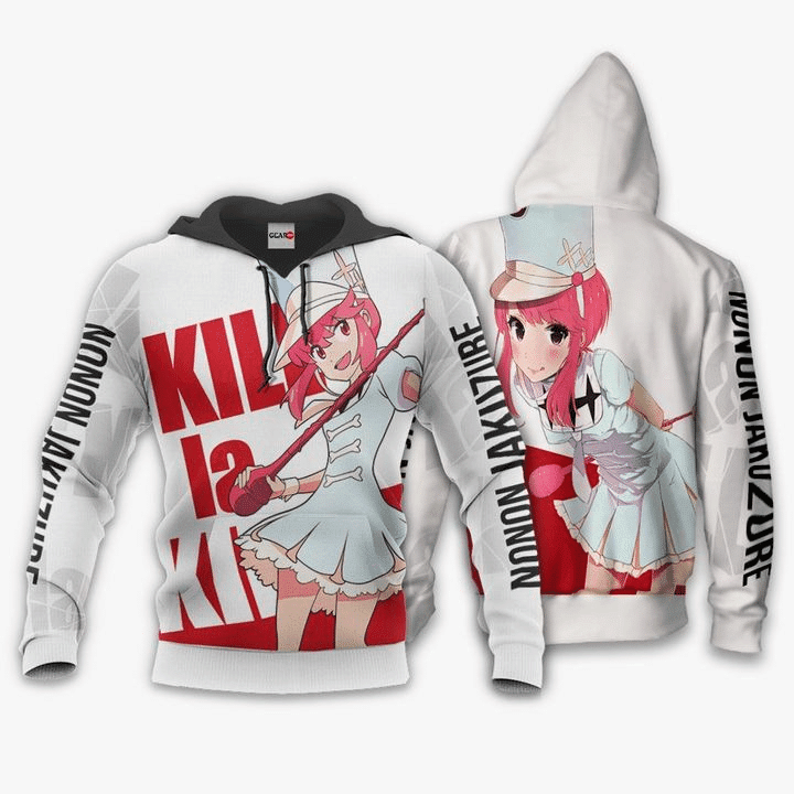 Kill La Kill Nonon Jakuzure Anime Manga For Men And Women 3d Hoodie Zip Hoodie
