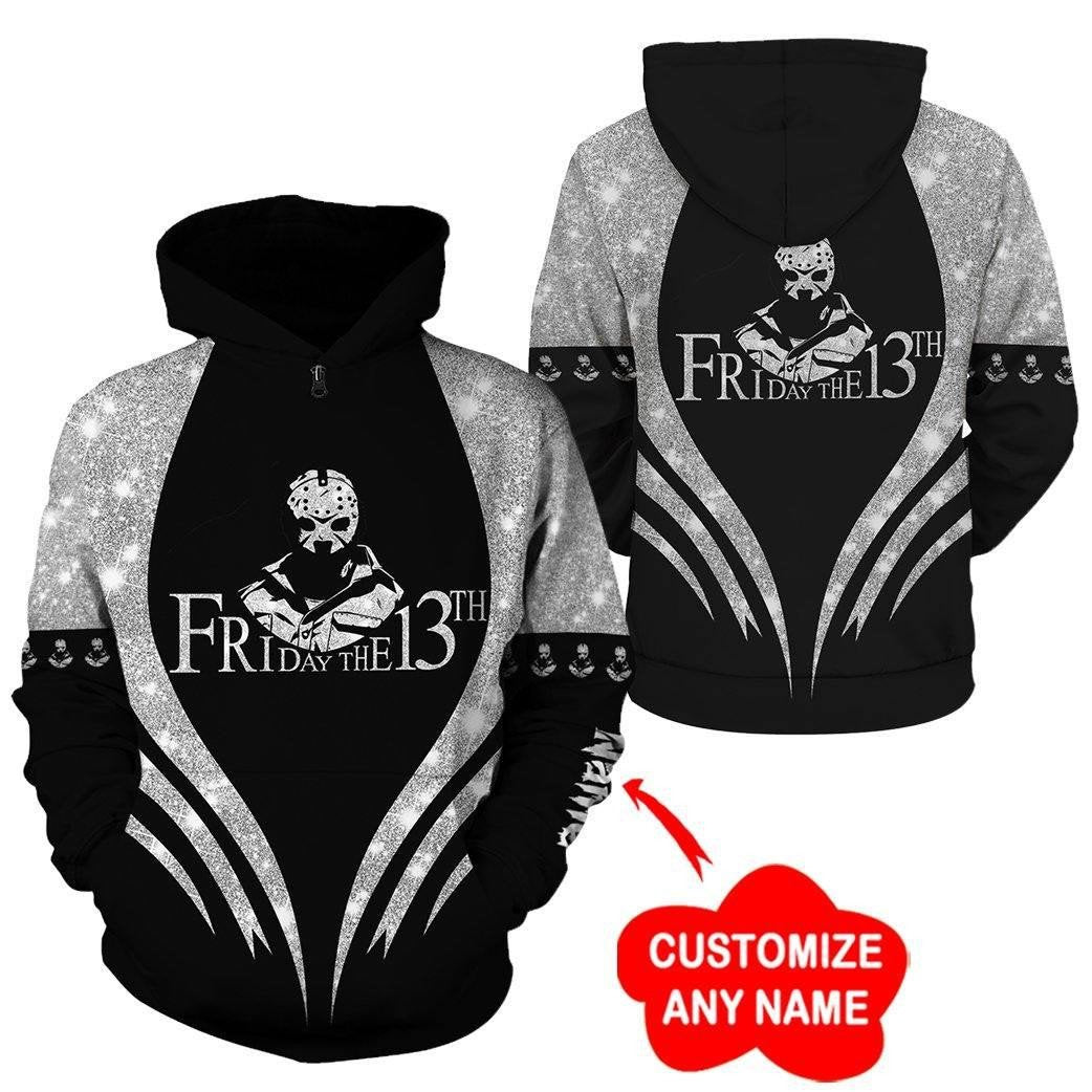 Personalized Friday The 13th Aop Hoodie And Zip Hoodie 2, Gift For Fan 3d All Over Print Shirt Hoodie