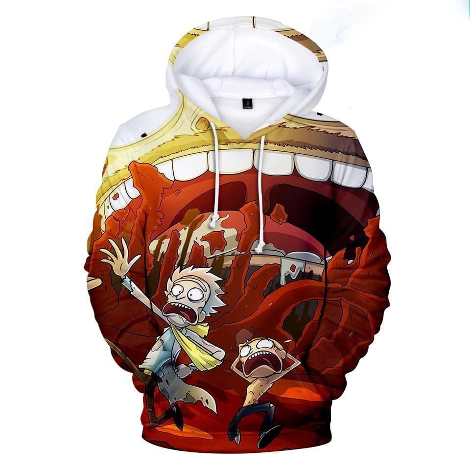 Rick And Morty Gift For Men And Women Over Print 3d Hoodie Zip Hoodie 857